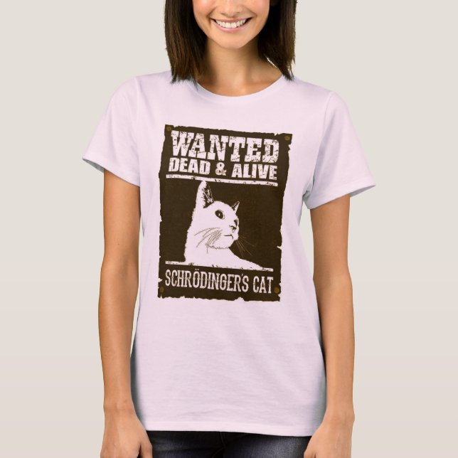 Camiseta Fem. Schrodinger's Cat - Light - Front (Frente)