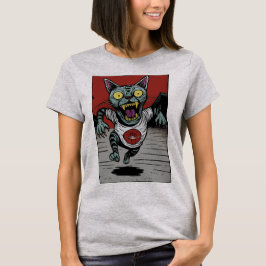 Camiseta Fem. Zombie Runner Cat - Front