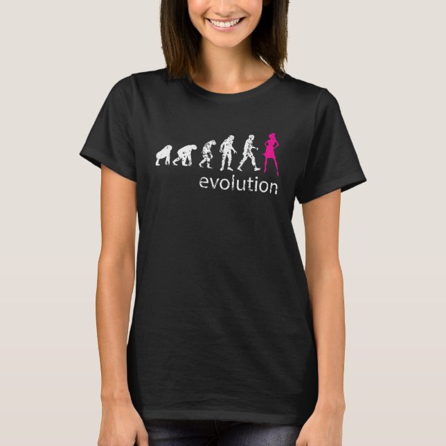 Camiseta Female Evolution Feminist Strong Women Inspiration (Frente)