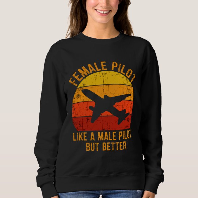 Camiseta Female Pilot Definition  Aviation  2 (Frente)