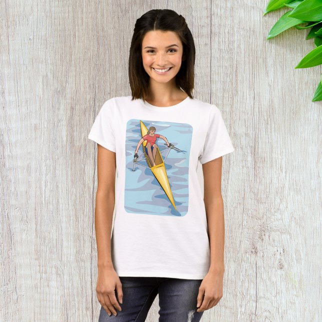 Camiseta Female Rower (Criador carregado)