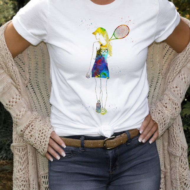 Camiseta Female Tennis Player (Criador carregado)