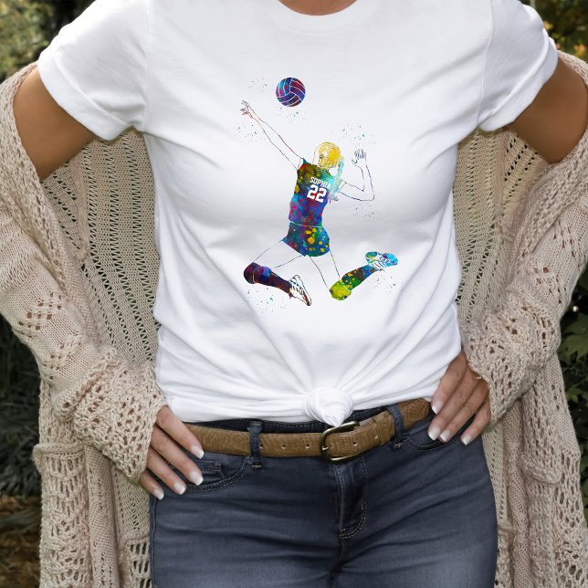 Camiseta Female Volleyball Player (Criador carregado)