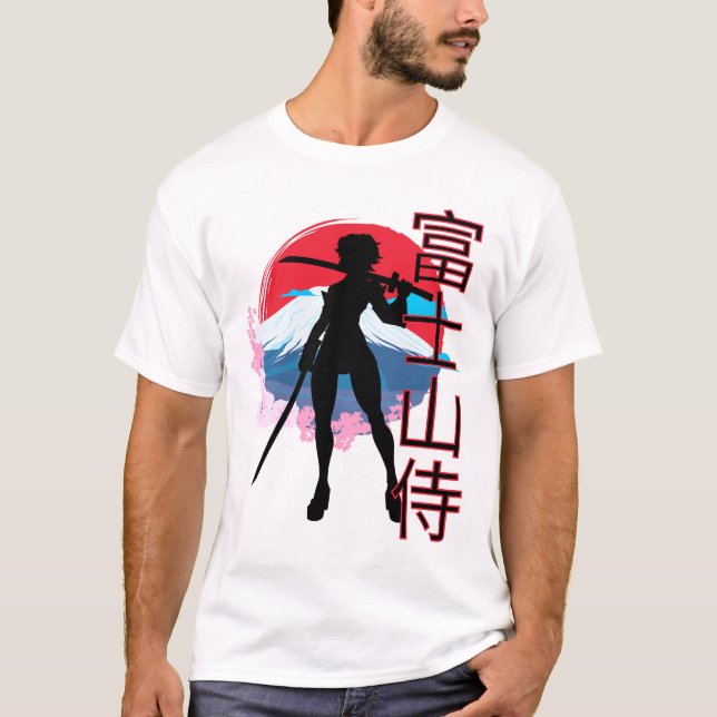 Camiseta Female Warrior Mt. Fuji (Frente)