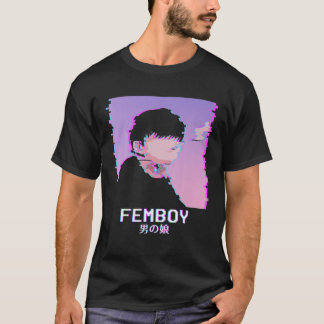 Camiseta Femboy Japanese Emo Vaporwave Aesthetic LGBTQ Gay