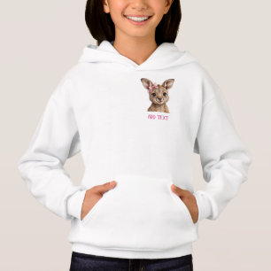 Camiseta fêmea canguru: Animal Bebê Laço Pastel & Flores