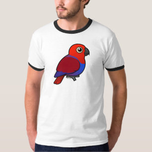 Camiseta Fêmea do papagaio de Eclectus