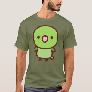 Camiseta Fêmea normal de papagaio-do-pacífico