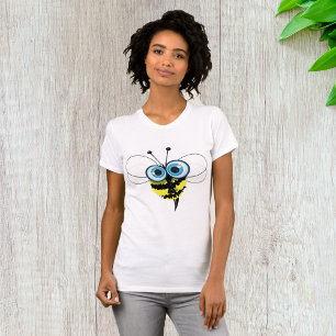 Camiseta Feminina Abelha Com Olhos Grandes