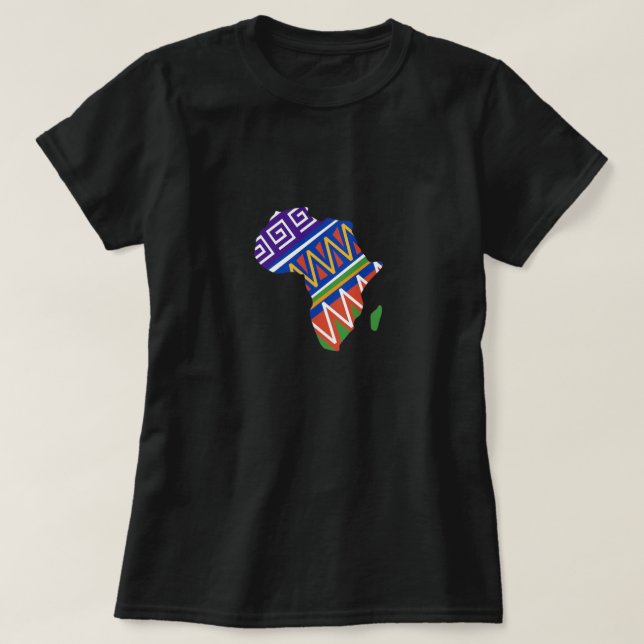 Camiseta Feminina African Zest (Frente do Design)