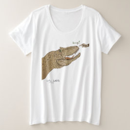 Camiseta Feminina Allosaurus Boop Dinossauro Taman
