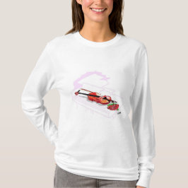 Camiseta feminina: Amor à música