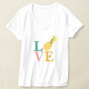 Camiseta Feminina Amor de Abacaxi