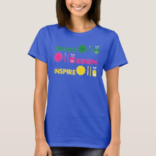 Camiseta Feminina Artsy Spring Knolling