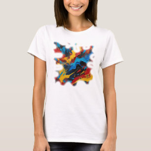 Camiseta Feminina Básica Arte Expressão
