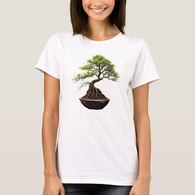 Camiseta Feminina Básica Bonsai-9 (Frente)