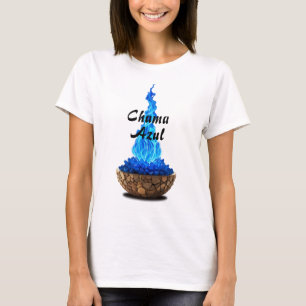 Camiseta Feminina Básica Chama Sagrada-1