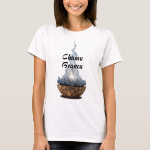 Camiseta Feminina Básica Chama Sagrada-4