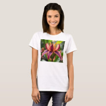 Camiseta Feminina Básica Flor