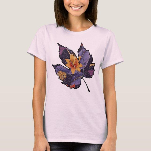 Camiseta Feminina Básica Floral-5 (Frente)