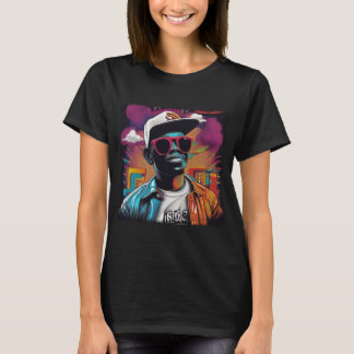 Camiseta Feminina Básica - Street graffiti art Hip