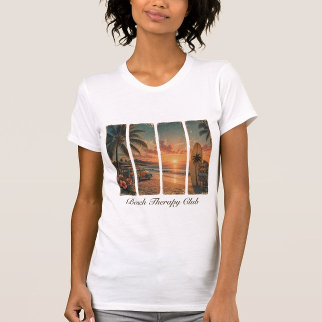 Camiseta Feminina Beach Therapy Club (Frente)