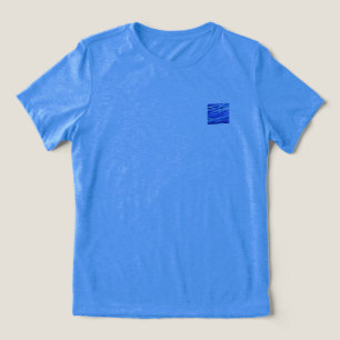 Camiseta Feminina BELLA TRI COOL AZUL DESIGN