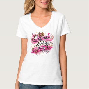Camiseta Feminina Birthday Queen Energy Only Women