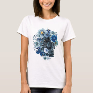 Camiseta Feminina Blue Reverie Skull