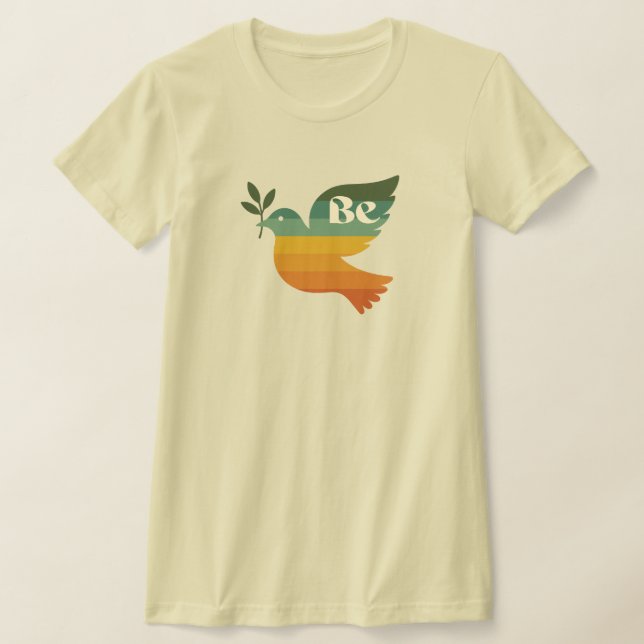 Camiseta Feminina Boho Be Peace Retro Férias (Postura )