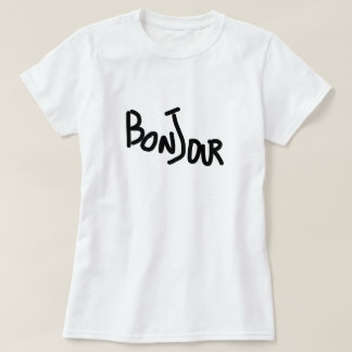 Camiseta Feminina Bonjour