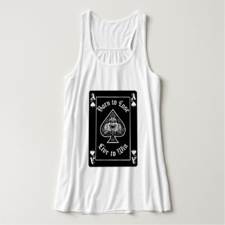 Camiseta Feminina Carta de Baralho Preta Ás de Esp