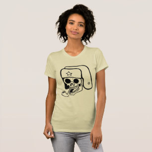 Camiseta Feminina Caveira Russa Chic - Artística