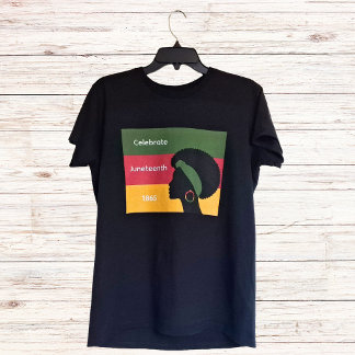 Camiseta Feminina Celebre o Juneteenth 1865