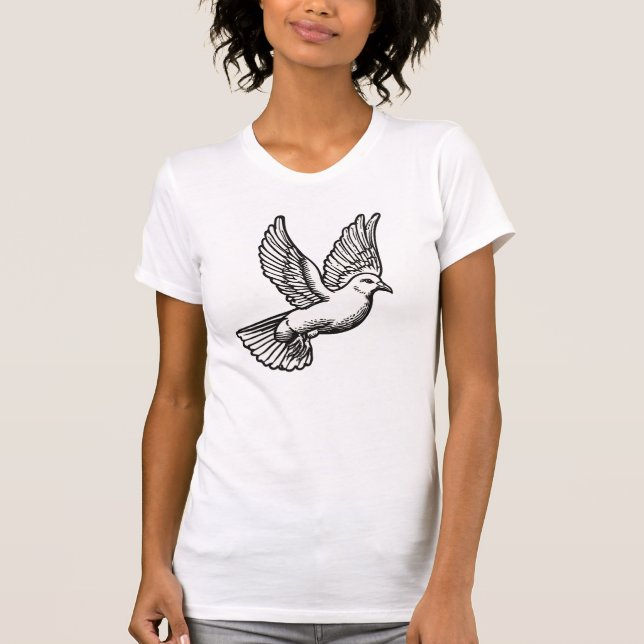 Camiseta Feminina Chrisitan Dove (Frente)