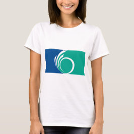 Camiseta Feminina com Bandeira de Ottawa, Canadá