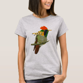Camiseta feminina com design Tufted Coquette