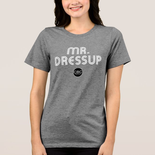 Camiseta feminina com gráfico do título do CBC Mr. (Frente)