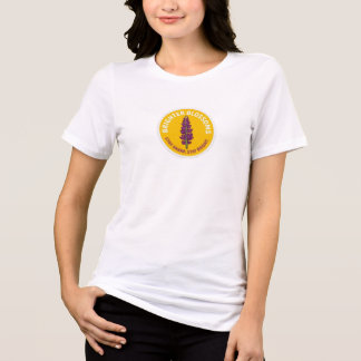 Camiseta Feminina com Logotipo Floral Vintage Brig