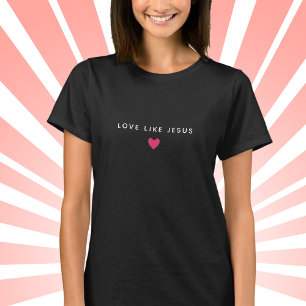 Camiseta Feminina Coração Amor Fé Cristã