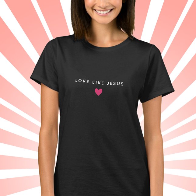 Camiseta Feminina Coração Amor Fé Cristã (Criador carregado)
