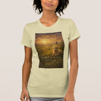 Camiseta Feminina Cordeiro Cristão Salmo 23:1