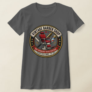 Camiseta Feminina Cortes Clássicos de Barbearia Vi
