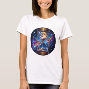 Camiseta Feminina Cosmic Moon Hourglass