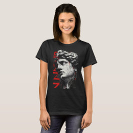 Camiseta Feminina Cracked Classical Bust Trash Pol