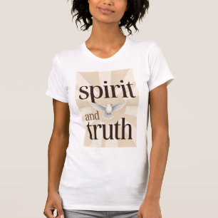 Camiseta Feminina Cristã Espírito e Verdade