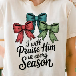 Camiseta Feminina Cristã Louve-O em Todas as Estaç