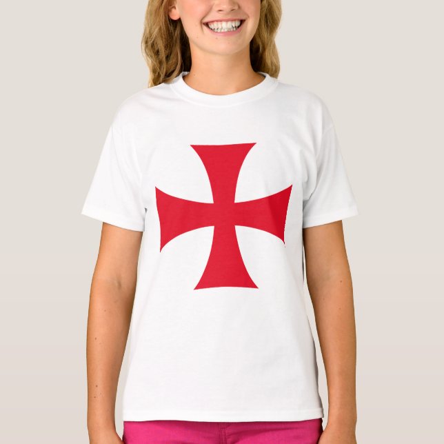 Camiseta Feminina Cruz Templária (Frente)