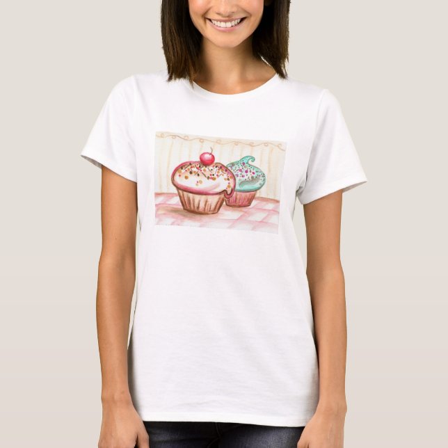 Camiseta Feminina Cupcake (Frente)