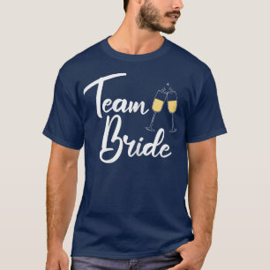 Camiseta Feminina da Equipe da Noiva para Festa de